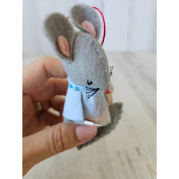 Vintage felt mice dentist Mexico Mexican decor mouse - Picture 9 of 14